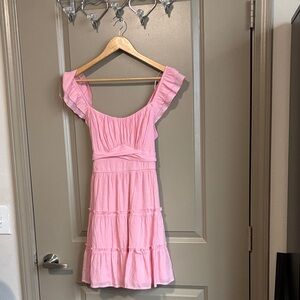 Francesca’s Tiered Pink Dress